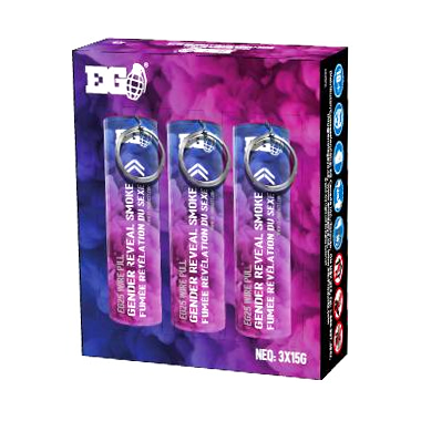 Gender Reveal Smoke 3 Pack / Blue
