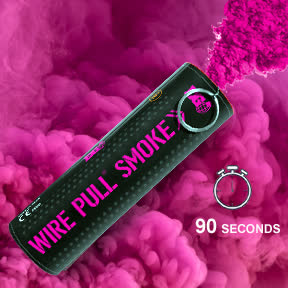 WP40 WIRE-PULL SMOKE GRENADE - PINK