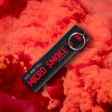 EG25 WIRE-PULL MICRO SMOKE GRENADE - RED