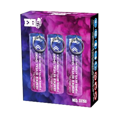 Gender Reveal Smoke 3 Pack / Pink